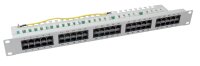 Ecolan Patchfeld Cat 3 ISDN 19" 1HE 50 Port RJ45 8/4...