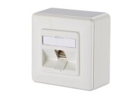 METZ CONNECT E-DAT modul 1 Port AP Cat.6A, reinweiß