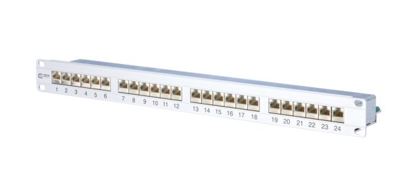 METZ CONNECT E-DAT C6 24x8(8) 1HE LSA Cat.6 Patchfeld