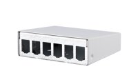 METZ CONNECT Modul AP-Gehäuse 6 Port reinweiß,...
