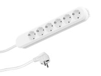 Bachmann Steckdosenleiste SMART 6-fach, weiß 5,0m,...