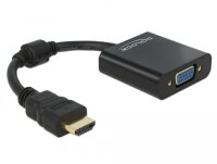 Delock Adapter HDMI-A Stecker > VGA Buchse schwarz