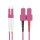 helos LWL Patchkabel OM4 Duplex 3,0mm LC-SC 50/125µm erikaviolett 1m LSZH