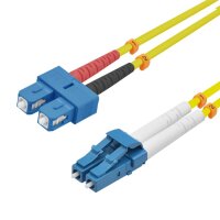 helos LWL Patchkabel OS2 Duplex 3,0mm LC-SC 9/125µm...