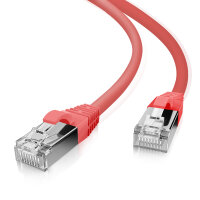 helos Cat.5e Patchkabel SF/UTP AWG 26 rot 5,0 m