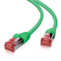 helos Patchkabel Cat 6 S/FTP RJ45 grün 2m AWG27/7...