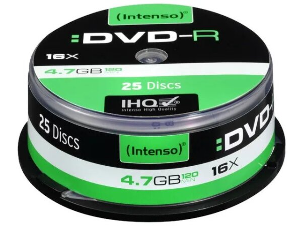 INTENSO DVD-R 4.7GB 16x (25) CB