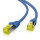 helos Patchkabel Cat 6a S/FTP RJ45 blau 0,25m AWG26/7 LSZH GHMT