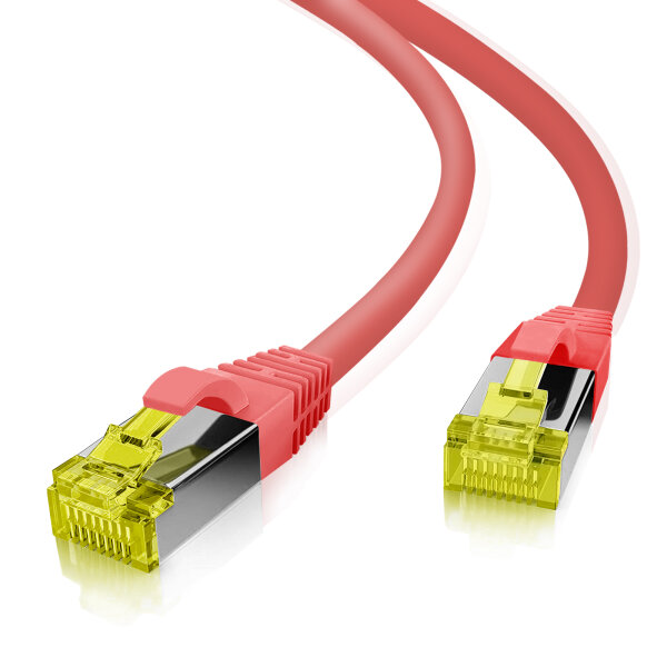 helos Patchkabel Cat 6a S/FTP RJ45 rot 1,5m AWG26/7 LSZH GHMT