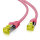 helos Patchkabel Cat 6a S/FTP RJ45 magenta 1,5m AWG26/7 LSZH GHMT