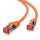 helos Patchkabel Cat 6 S/FTP RJ45 orange 0,25m AWG27/7 LSZH GHMT