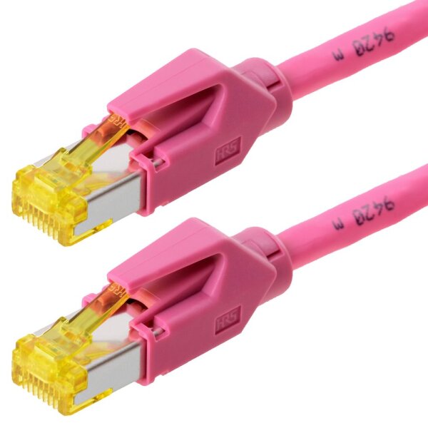 Draka Patchkabel S/FTP Cat 6a HQ TM31 (ISO/IEC) magenta 3,0m