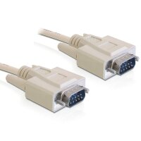 Delock Kabel RS-232 Seriell Sub-D9 Stecker / Stecker 3 m