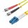 helos LWL Patchkabel OS2 Duplex 3,0mm LC-ST 9/125µm gelb 5m LSZH