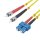 helos LWL Patchkabel OS2 Duplex 3,0mm SC-ST 9/125µm gelb 7,5m LSZH