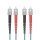 helos LWL Patchkabel OM3 Duplex 3,0mm ST-ST 50/125µm aqua 3m LSZH