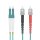helos LWL Patchkabel OM3 Duplex 3,0mm LC-ST 50/125µm aqua 3m LSZH
