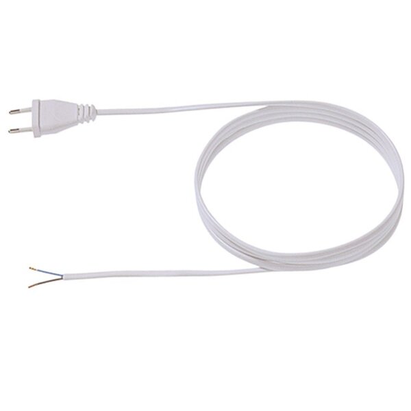 Bachmann Zuleitung mit Eurostecker in weiss, Länge 2m