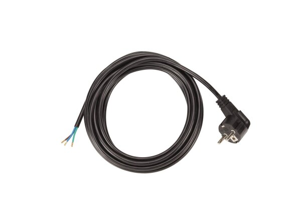 Bachmann Schutzkontakt Anschlussleitung, schwarz-einzeln