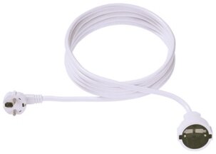 Bachmann Schutzkontaktverlängerung 3polig, 3m, weiß