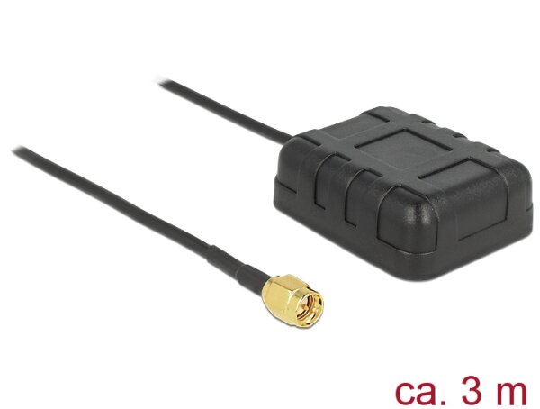 Delock GNSS Beidou+GPS Antenne NL-290BG SMA Stecker 3 m
