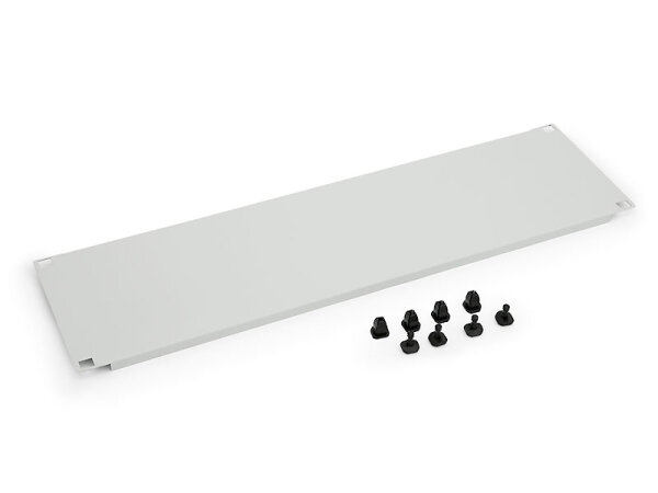 Triton 19" 1HE Blindplatte, lichtgrau
