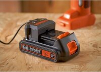 Black+Decker BL 2018, Li-Ion Akku 18V 2.0Ah, schwarz orange