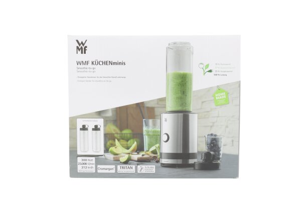 WMF 6130245337 KÜCHENminis Smoothie-to-go, Mini Standmixer