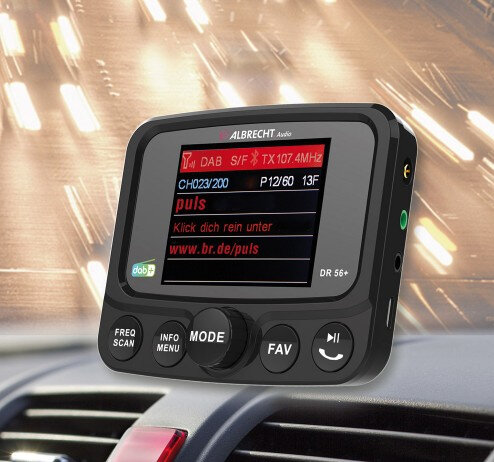 Albrecht DR 56+ Autoradio DAB+ Adapter