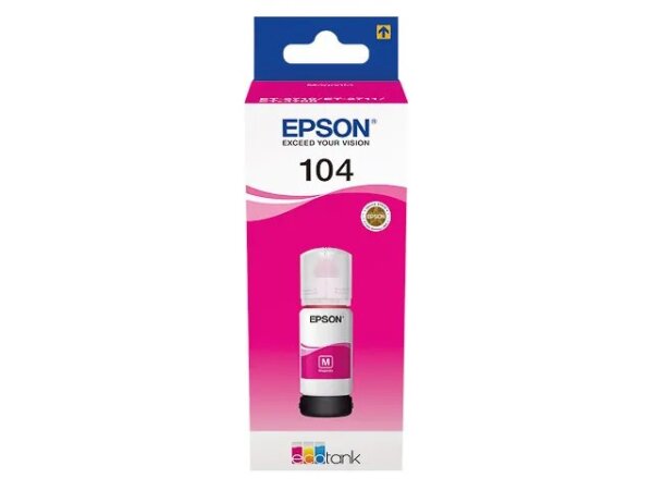 Epson 104 EcoTank Magenta ink bottle