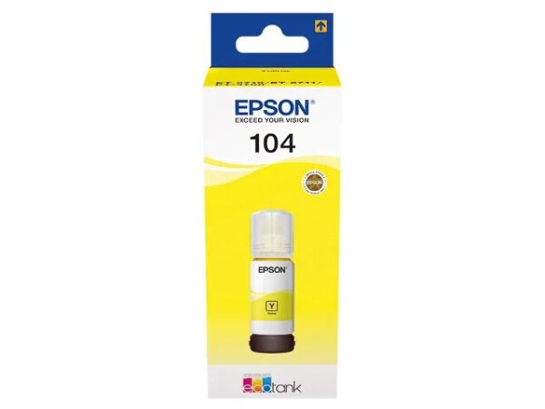 Epson 104 EcoTank Yellow ink bottle
