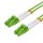 helos LWL Patchkabel OM5 Duplex 2,0mm LC-LC 50/125µm lindgrün 5m LSZH