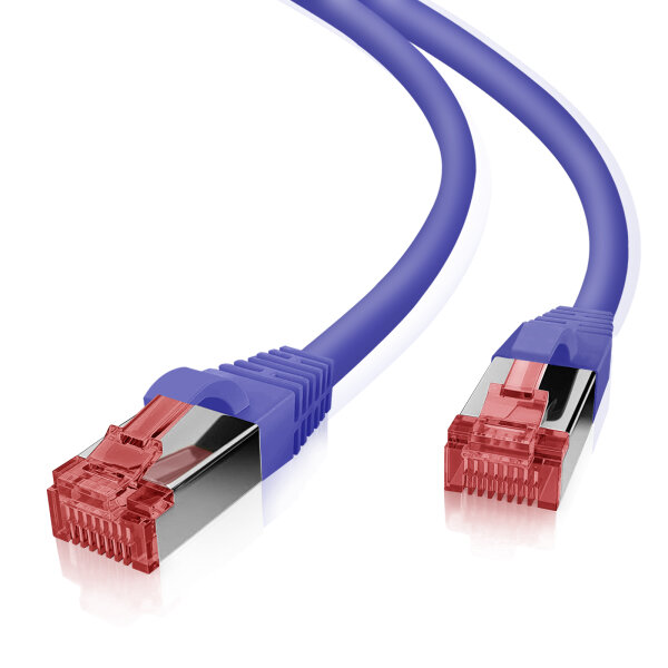 helos Patchkabel Cat 6 S/FTP RJ45 lila 5m AWG27/7 LSZH GHMT