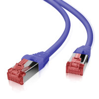 helos Patchkabel Cat 6 S/FTP RJ45 lila 15m AWG27/7 LSZH GHMT