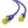 helos Patchkabel Cat 6a S/FTP RJ45 lila 0,5m AWG26/7 LSZH GHMT