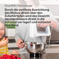 Braun MultiMix Handmixer HM 5137, 750 Watt - Weiß
