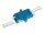 helos LWL Kupplung LC/LC Duplex Singlemode OS2 blau