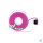 Patchsee ID-SCRATCH, Scratch tape, dispenser box, 2,0 m, Red Violet