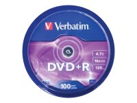 Verbatim DVD+R Matt Silver 4,7 GB 100 Stück(e)