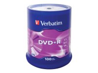 Verbatim DVD+R Matt Silver 4,7 GB 100 Stück(e)