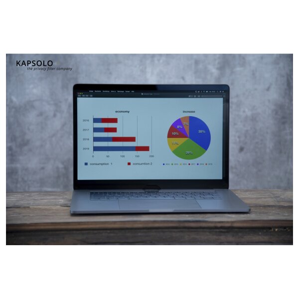 KAPSOLO 9H Anti-Glare, entspiegelnde Displayschutzfolie für HP Elite X2 G4