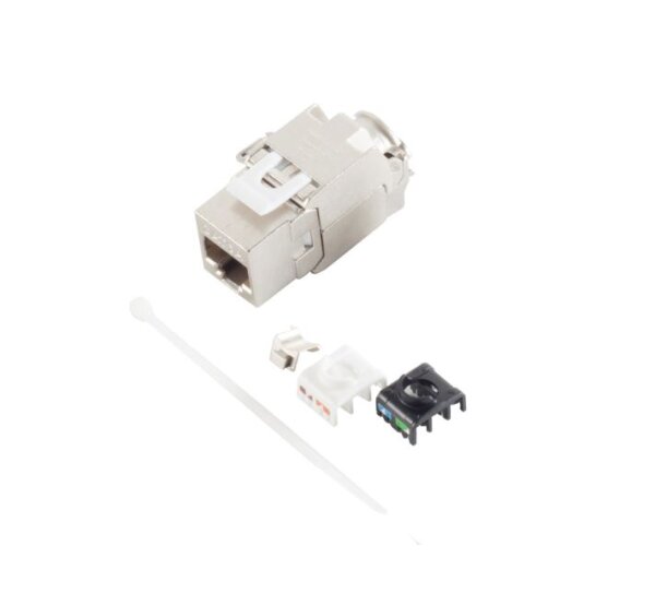 helos Cat.6a Keystone Modul 22-26 AWG 15,45 mm breit werkzeuglos