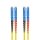 helos LWL Patchkabel OS2 Duplex E2000® (LSH)-E2000® (LSH) 9/125µm gelb 5m