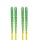 helos LWL Patchkabel E2000® APC/E2000® APC (LSH) Duplex 9/125µm OS2 gelb 0,5m
