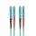 helos LWL Patchkabel OM3 Duplex E2000® (LSH)-E2000® (LSH) 50/125µm aqua 3m