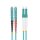 helos LWL Patchkabel OM3 Duplex E2000® (LSH)-LC 50/125µm aqua 10m