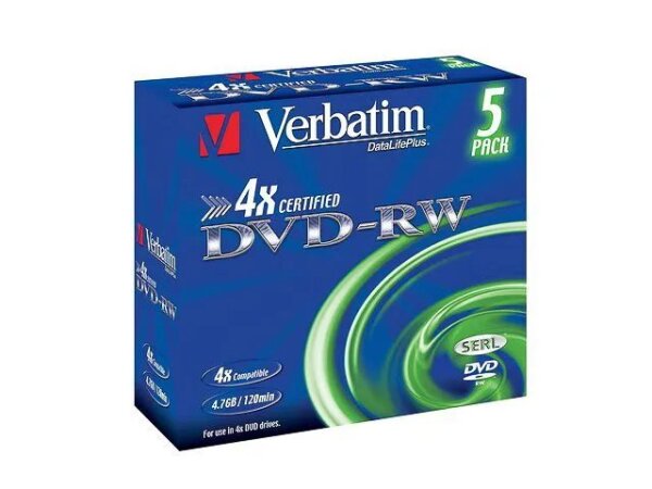 VERBATIM DVD-RW 4.7GB 4x (10) JC