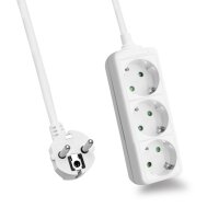helos Steckdosenleiste CLASSIC, 3-fach, weiß, 5,0m,...