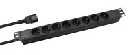 helos 19" Steckdosenleiste PROFESSIONAL, 8-fach,...