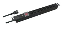 helos 19" Steckdosenleiste PROFESSIONAL, 8-fach C13,...